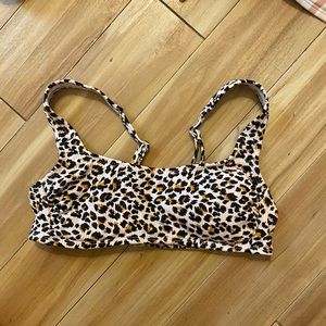 Cheetah print bikini top!